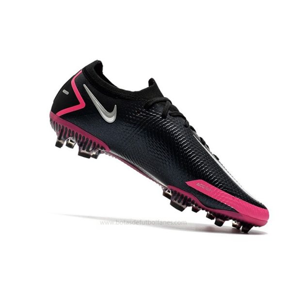 Nike Phantom GT Elite FG Negro Plata Rosa